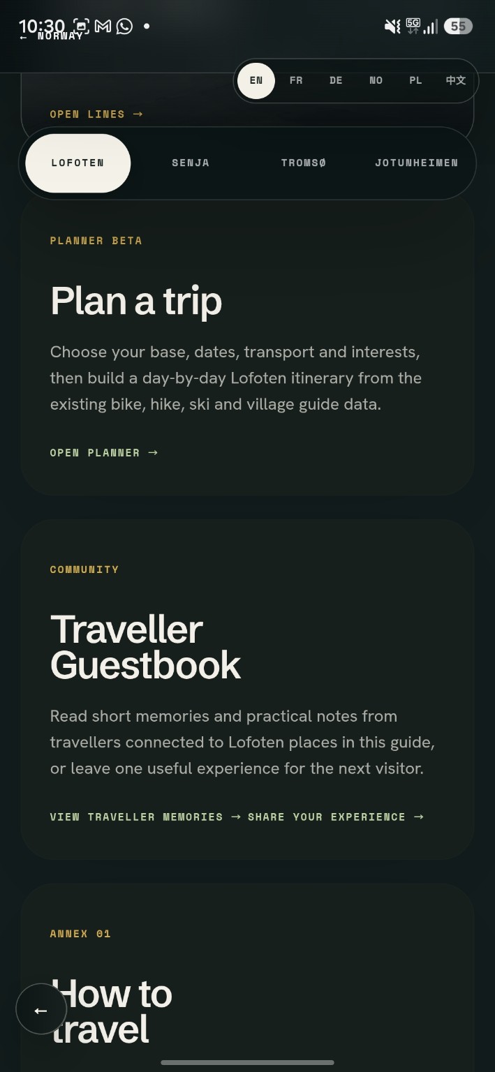 Norway By trip planner